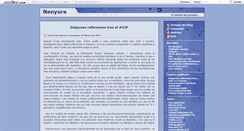 Desktop Screenshot of nenyure.eldelweb.com