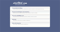Desktop Screenshot of eldelweb.com