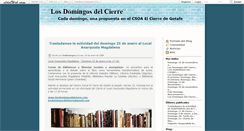 Desktop Screenshot of losdomingosdelcierre.eldelweb.com