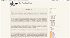 Desktop Screenshot of lapalabracrea.eldelweb.com