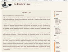 Tablet Screenshot of lapalabracrea.eldelweb.com